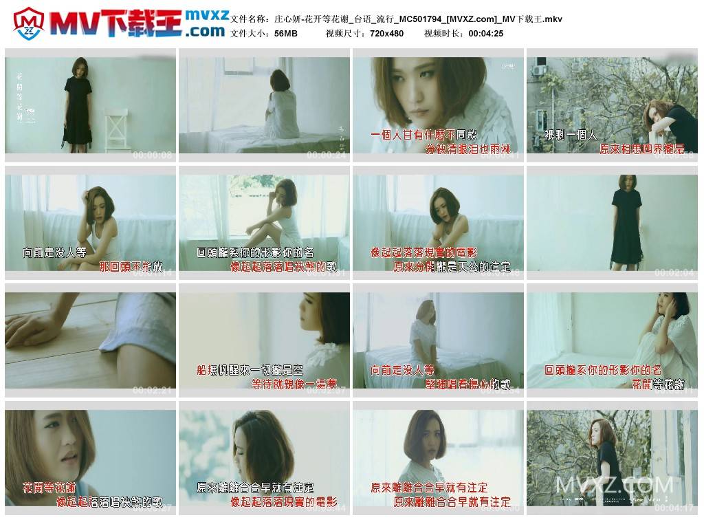 庄心妍-花开等花谢_台语_流行_MC501794